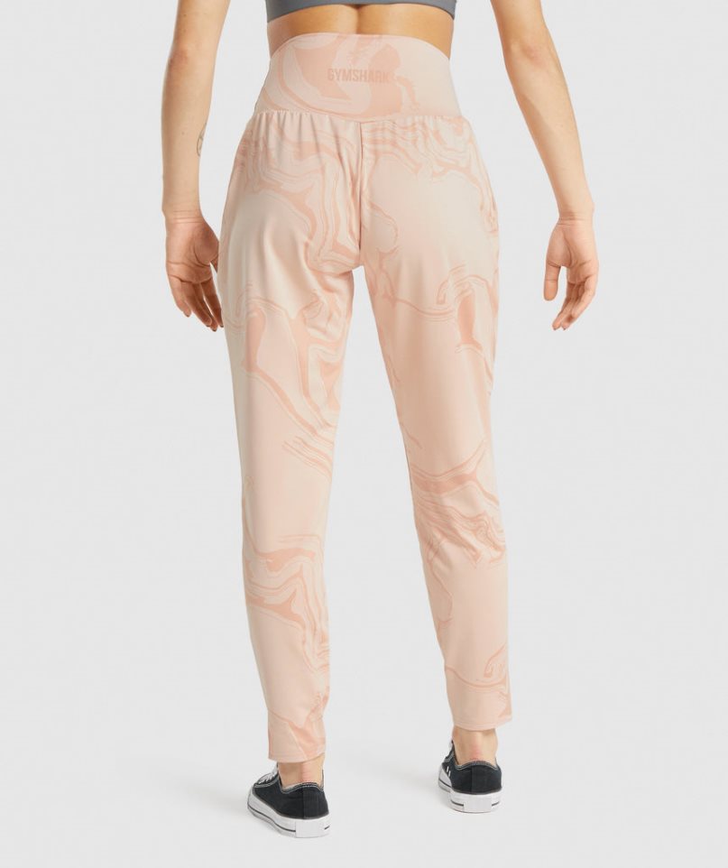 Women's Gymshark GS Power Bottoms Jogger Coral | CA AN683D